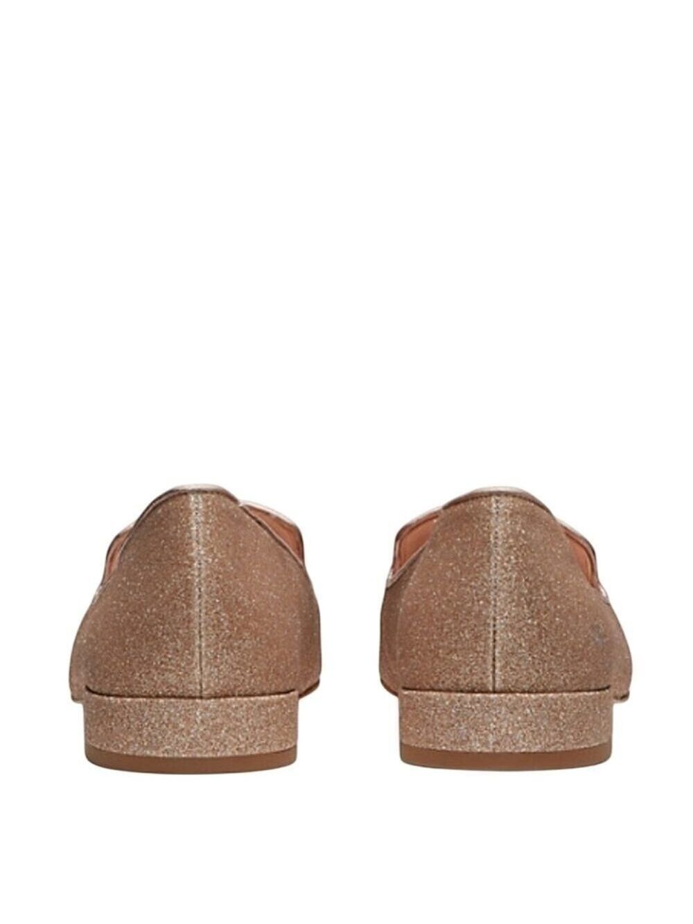 KATE SPADE ROSE GOLD GLITTER CLAUDIA FLATS SHOES SIZE 10 - Picture 4 of 4
